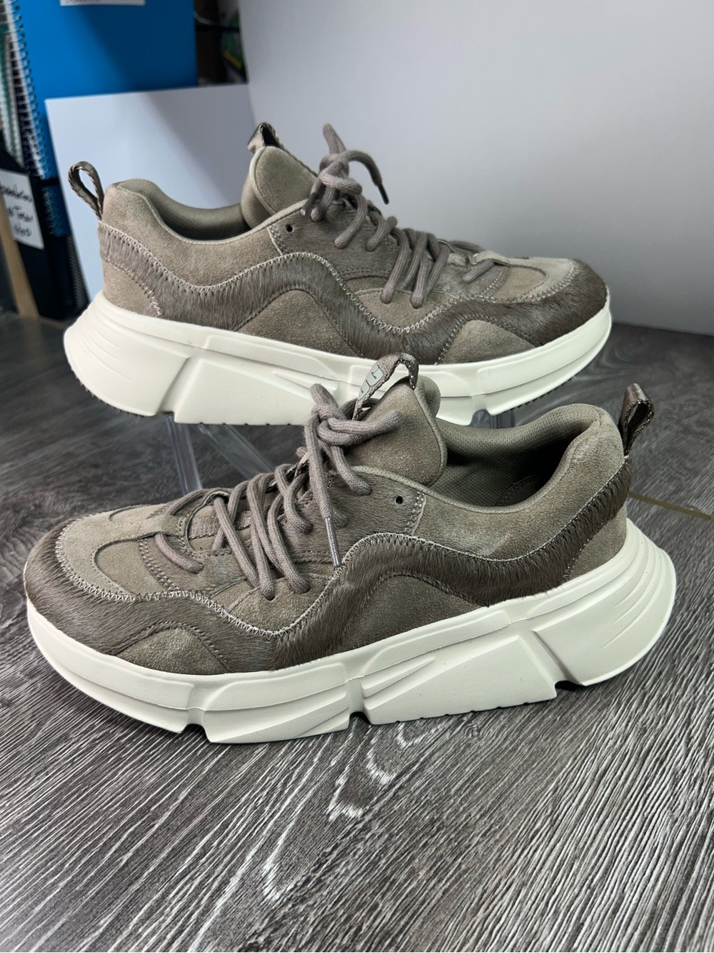 Ugg Calle lace Chunky Suede Sneakers